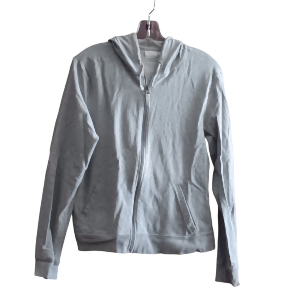 Vintage Pro Spirit Stretch Zippered Hoodie Size M Gray